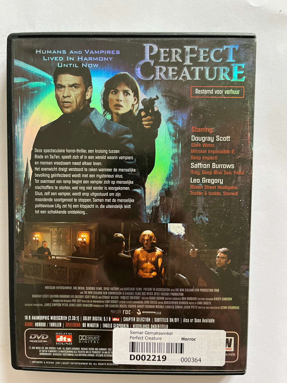 Perfect Creature – DVD (2006) | Dougray Scott & Saffron Burrows