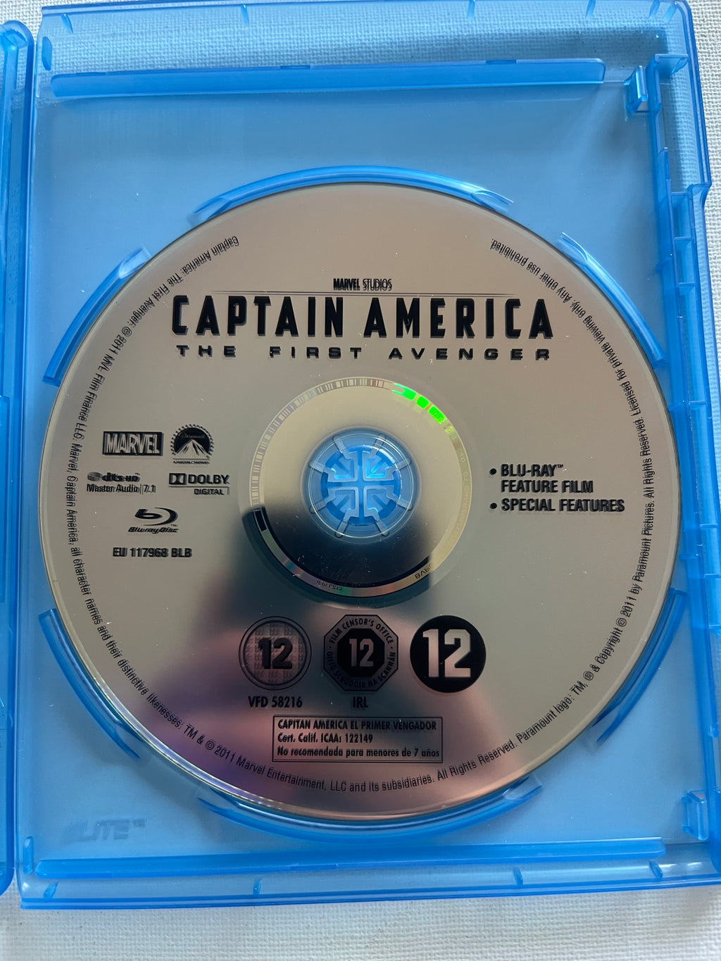 Marvel Captain America: The First Avenger – Blu-ray (2011) | Chris Evans & Hugo Weaving