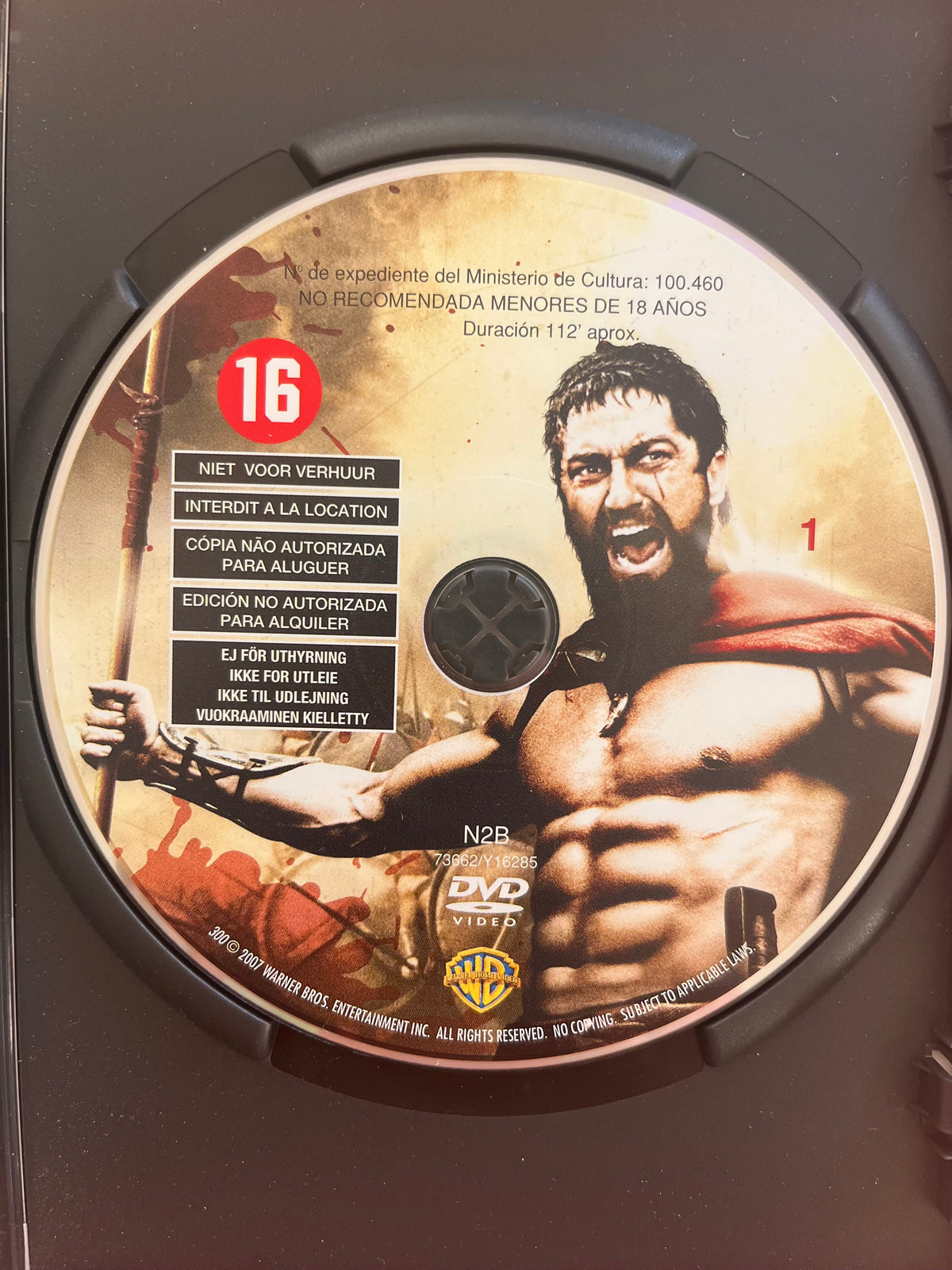 300 – DVD (2006) | Gerard Butler, Lena Headey & David Wenham