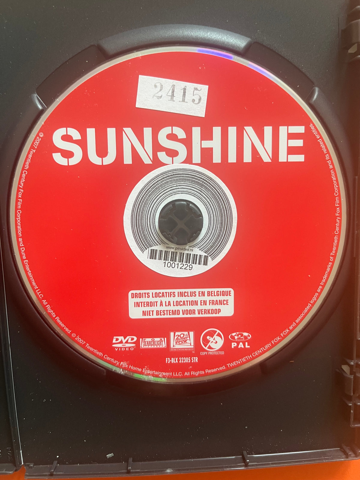 Sunshine – DVD (2007) | Cillian Murphy & Chris Evans