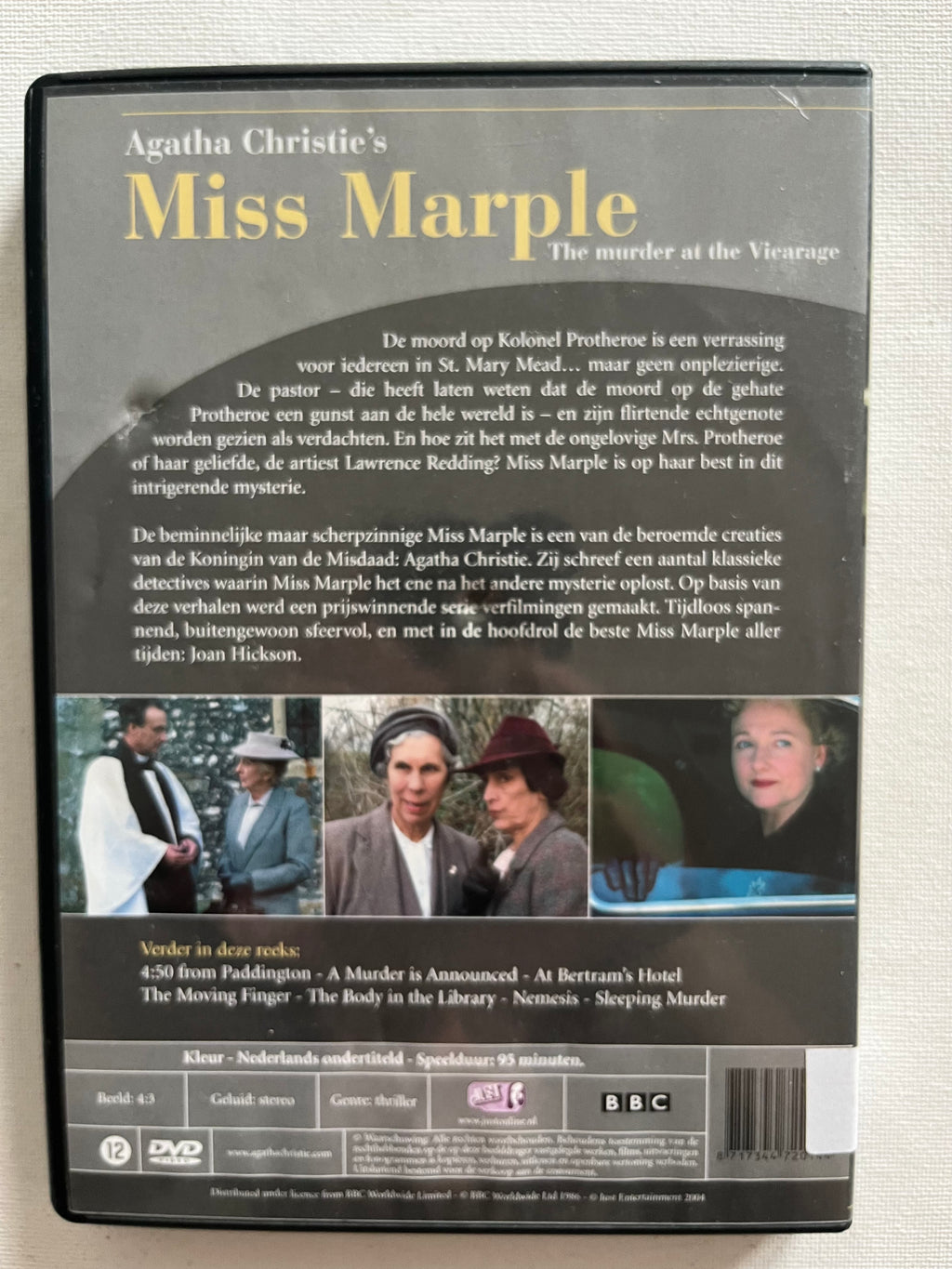 Agatha Christie’s Miss Marple: The Murder at the Vicarage – DVD (2004) | Geraldine McEwan