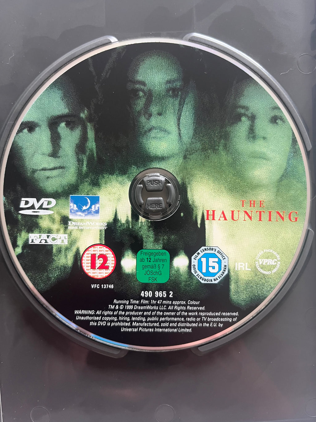 The Haunting – DVD (1999) | Liam Neeson, Catherine Zeta-Jones & Owen Wilson