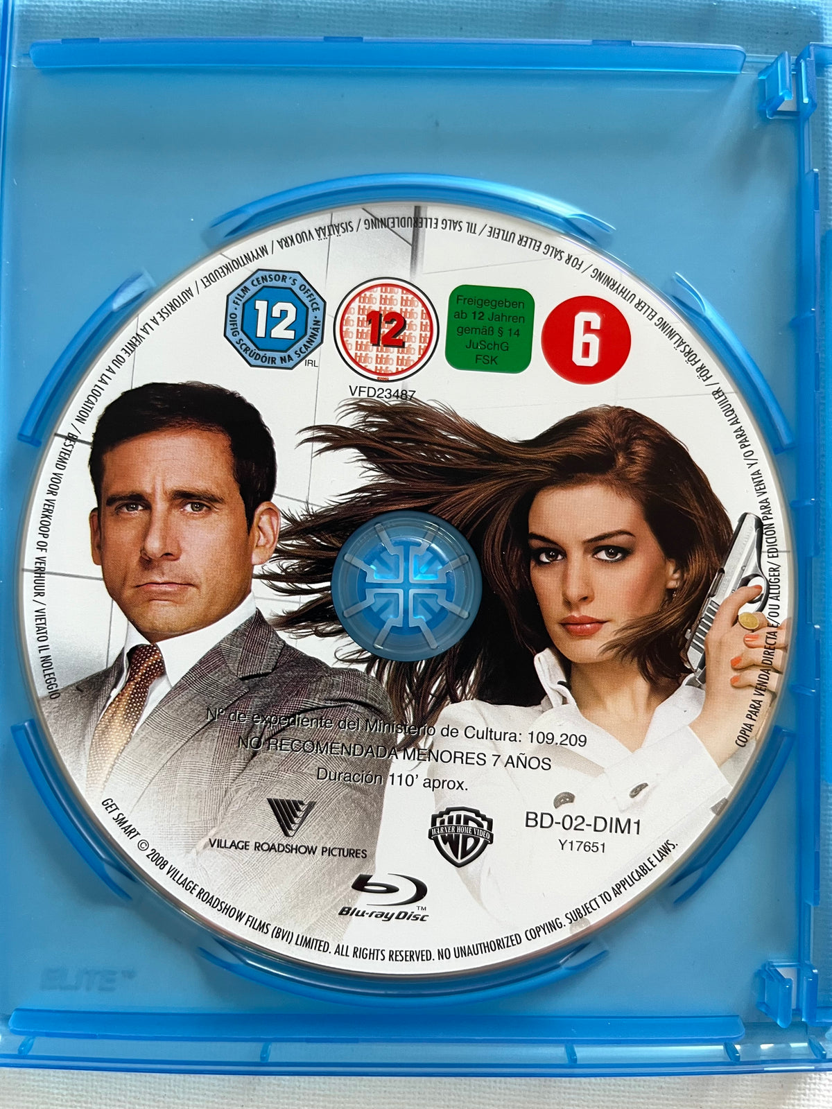 Get Smart – Blu-ray (2008) | Steve Carell & Anne Hathaway