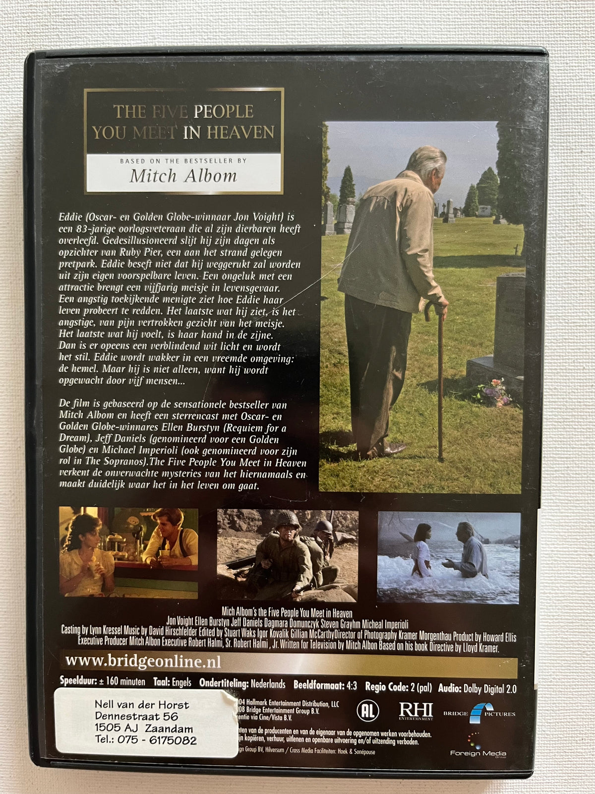 The Five People You Meet in Heaven – DVD (2004) | Jon Voight & Jeff Daniels
