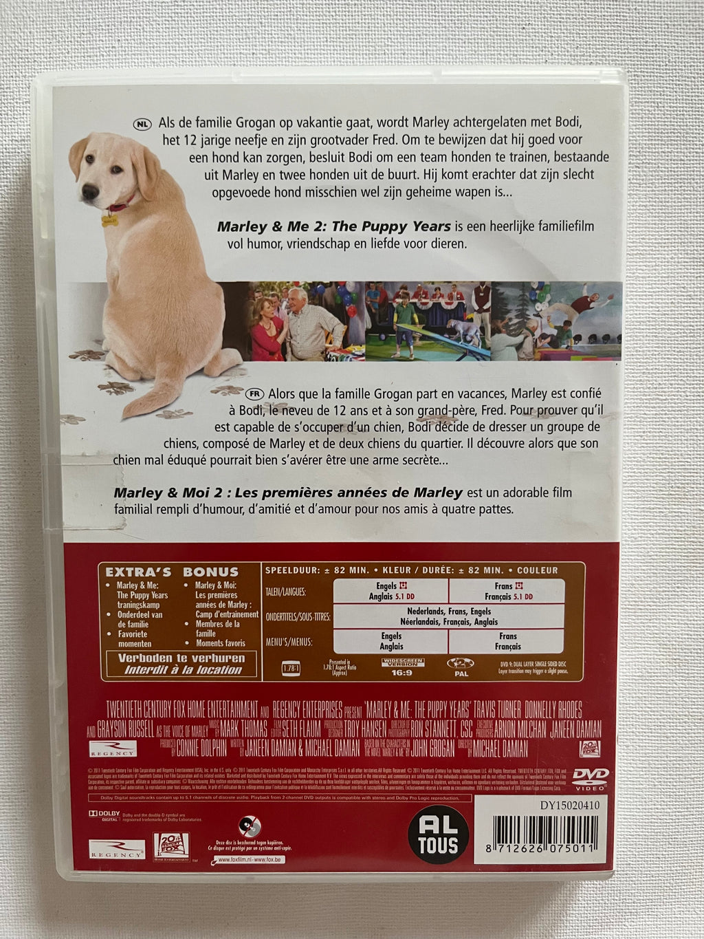 Marley & Me: The Puppy Years – DVD (2011) | Travis Turner & Donnelly Rhodes