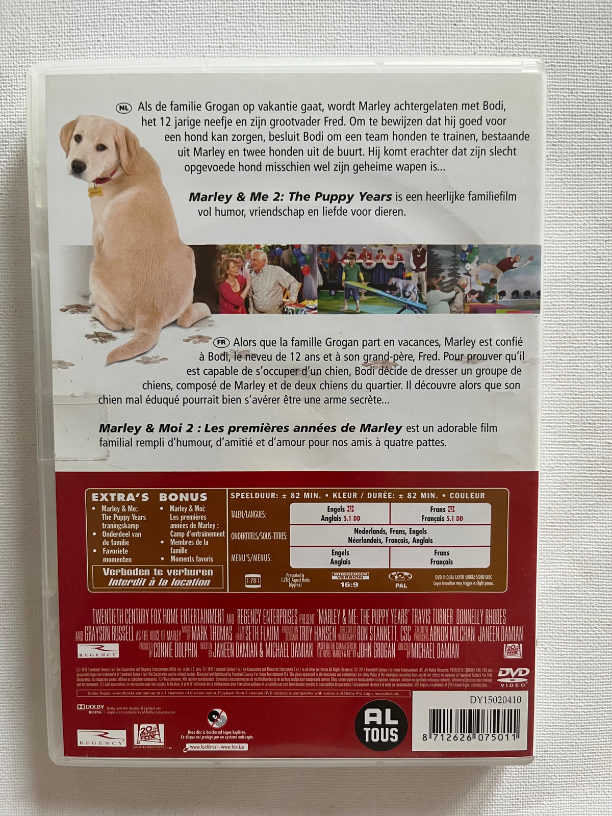 Marley & Me: The Puppy Years – DVD (2011) | Travis Turner & Donnelly Rhodes