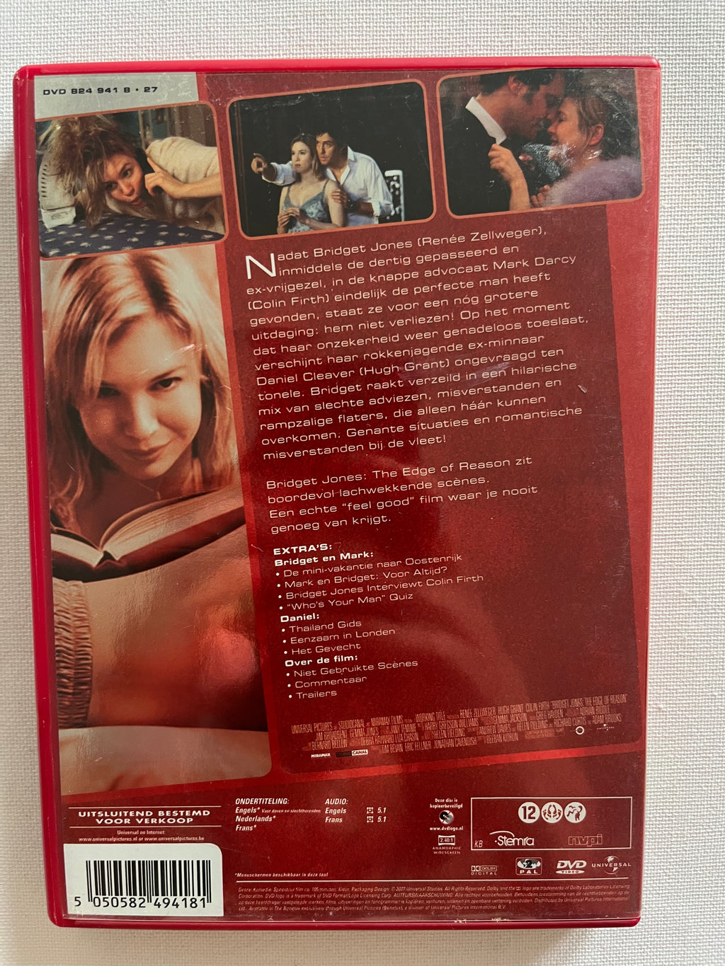 Bridget Jones: The Edge of Reason – DVD (2004) | Renée Zellweger & Colin Firth