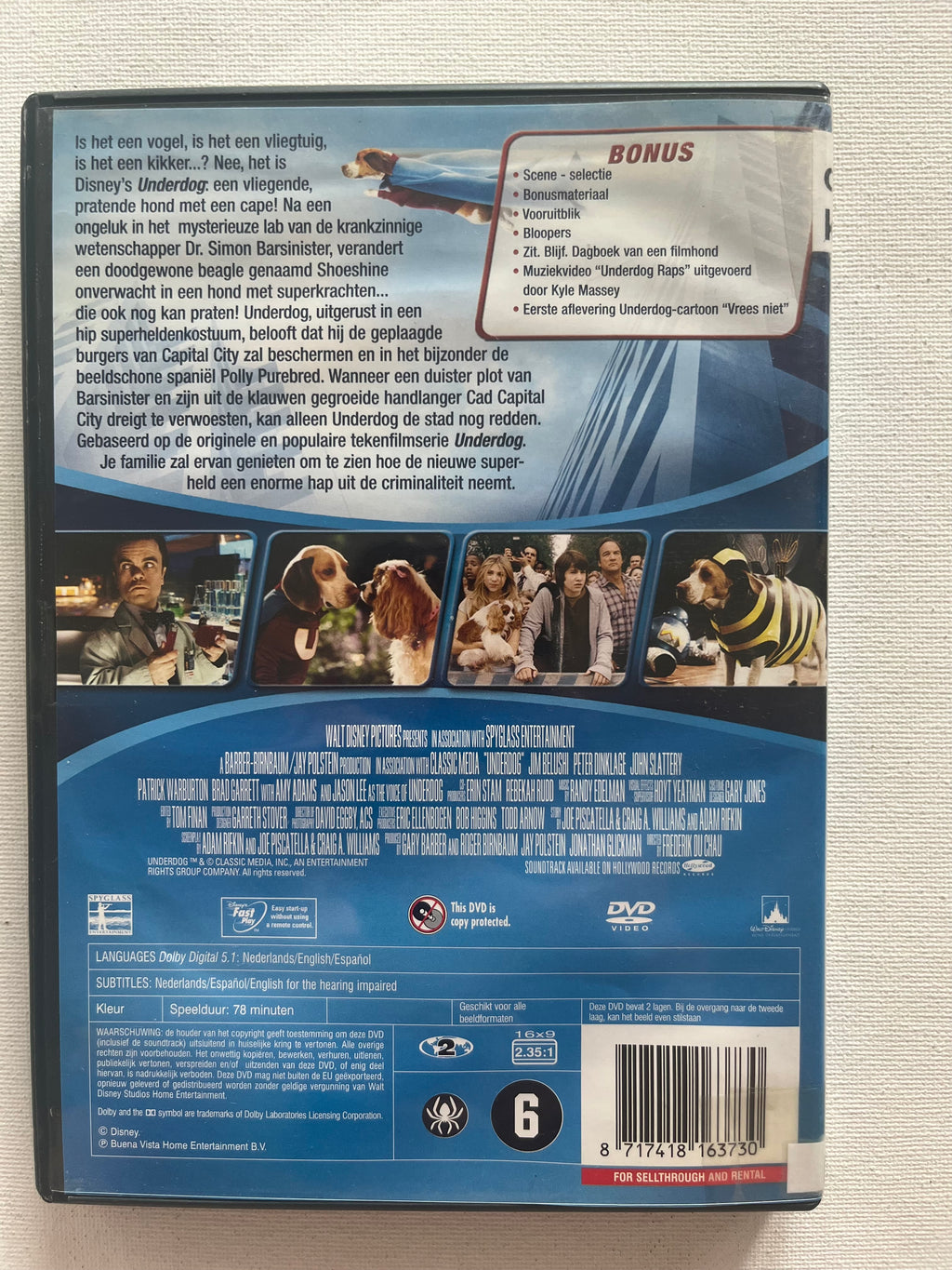 Disney Underdog – DVD (2007) | Jim Belushi & Peter Dinklage