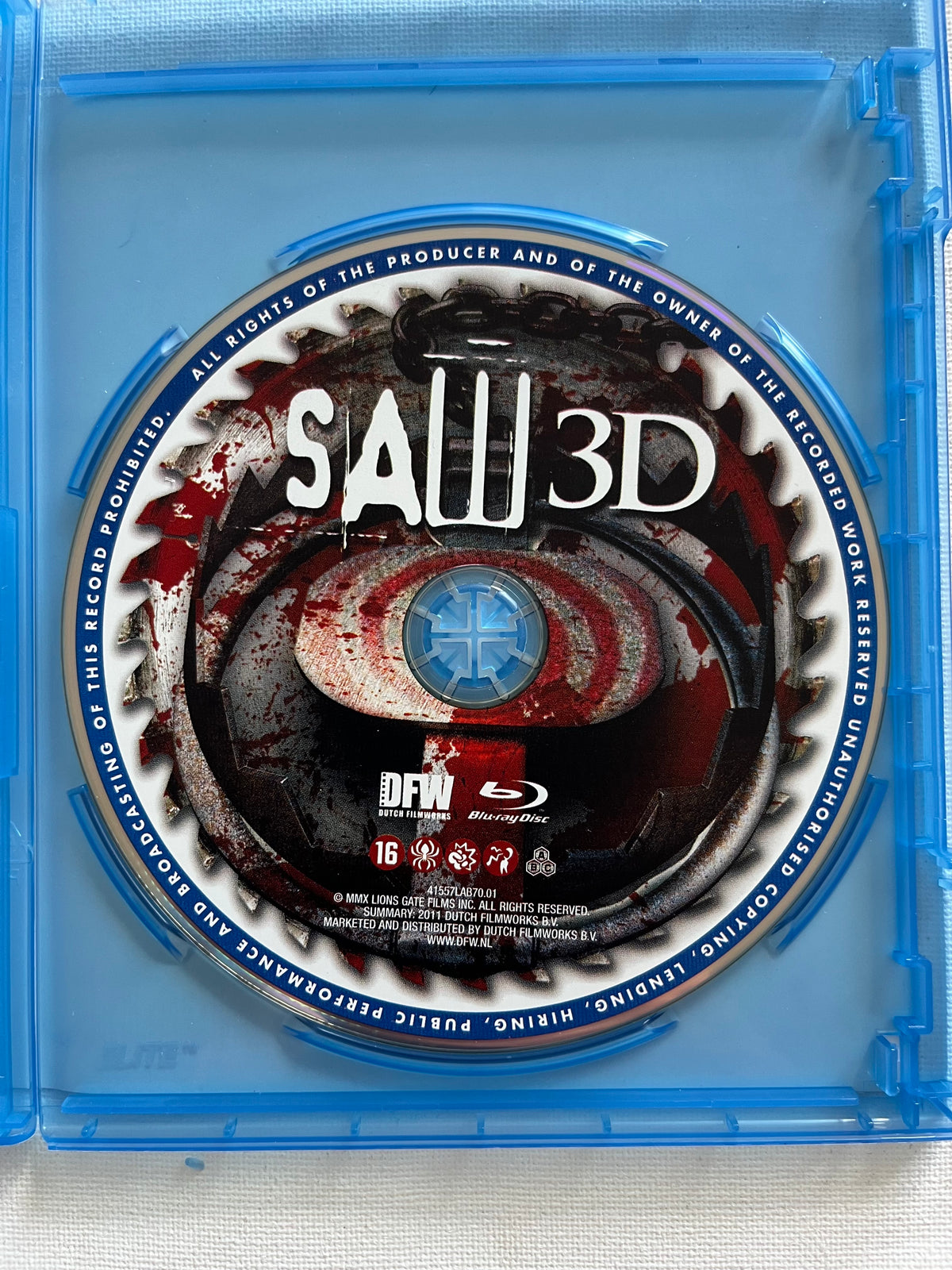 Saw 3D: The Traps Come Alive – Unrated Edition Blu-ray (2010) | Tobin Bell & Costas Mandylor