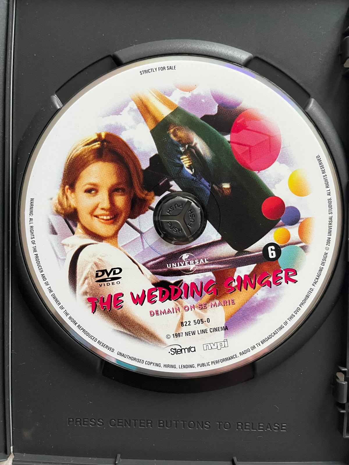 The Wedding Singer – DVD (1998) | Adam Sandler & Drew Barrymore