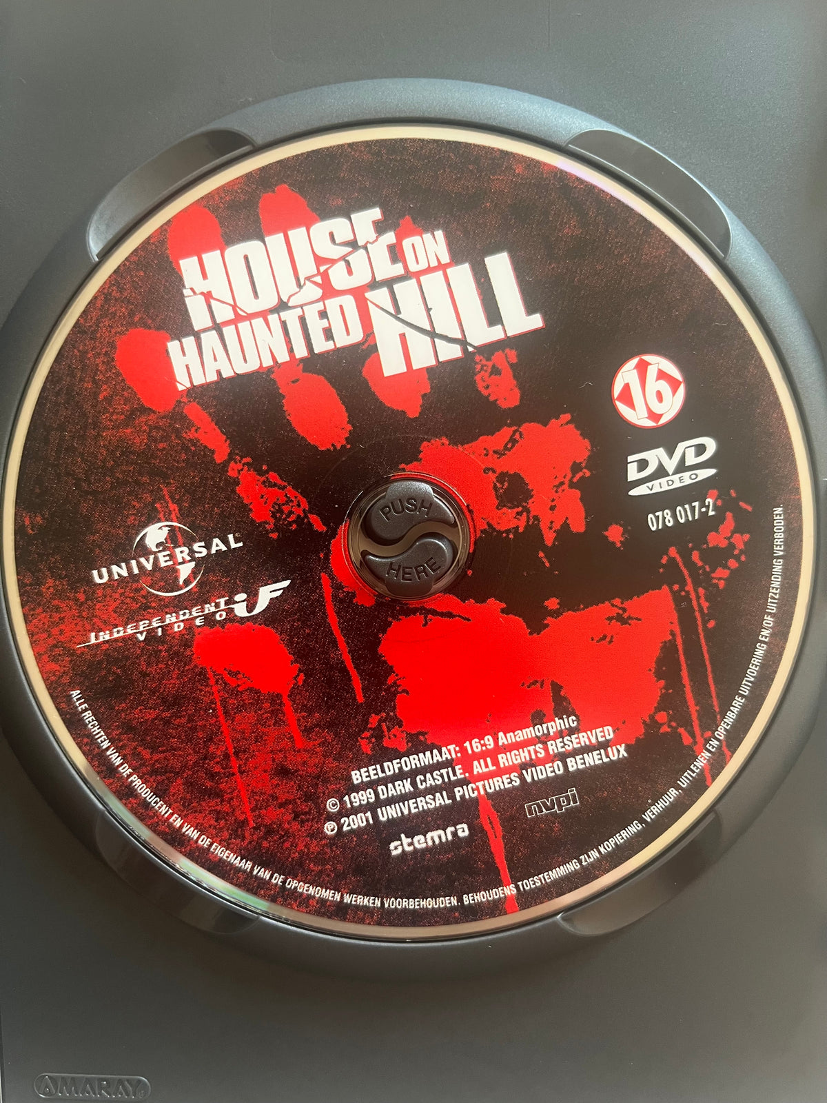 House on Haunted Hill – DVD (1999) | Geoffrey Rush & Famke Janssen