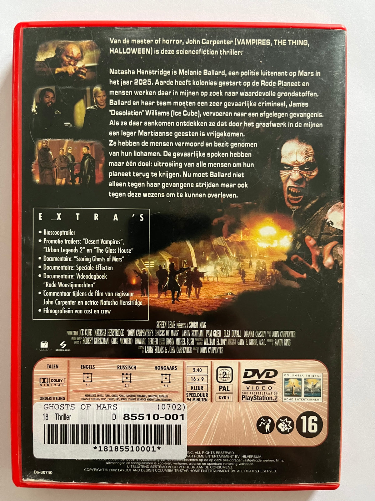 Ghosts of Mars – DVD (2001) | Ice Cube & Natasha Henstridge