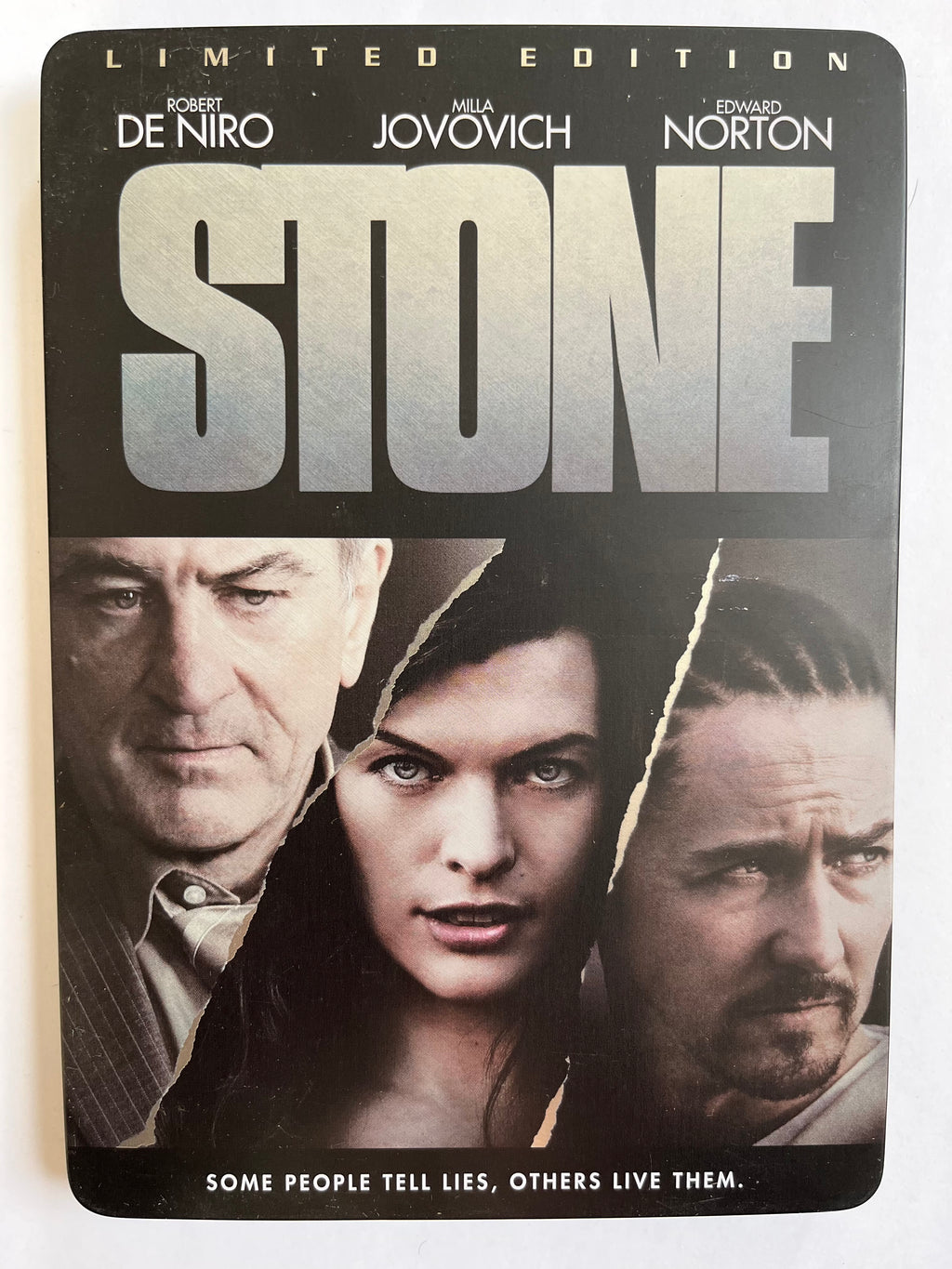 Stone – Limited Edition Metal Case DVD (2010) | Robert De Niro & Edward Norton