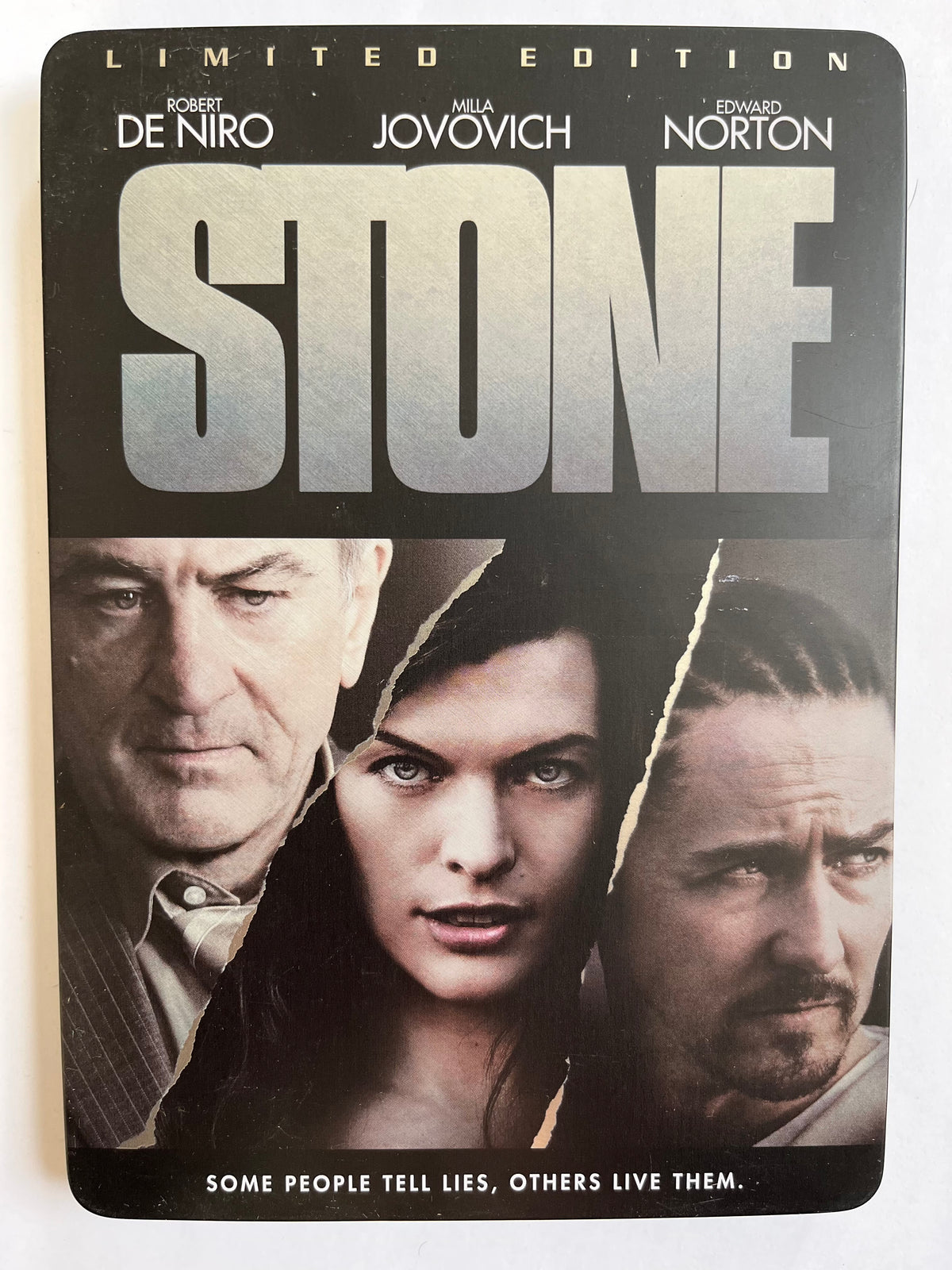 Stone – Limited Edition Metal Case DVD (2010) | Robert De Niro & Edward Norton