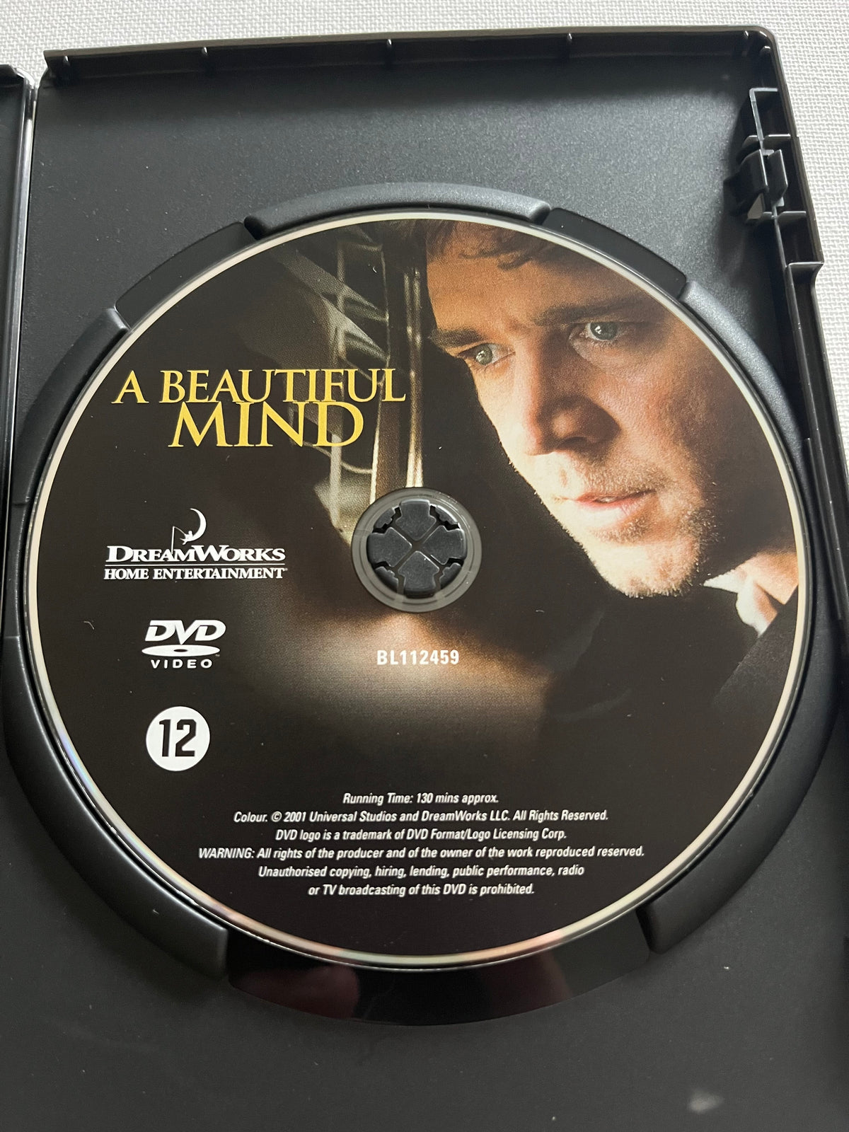 A Beautiful Mind – DVD (2001) | Russell Crowe & Jennifer Connelly