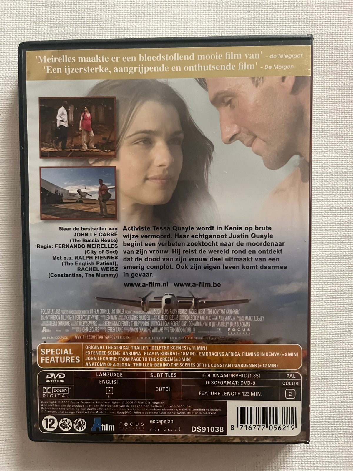 The Constant Gardener – DVD (2005) | Ralph Fiennes & Rachel Weisz