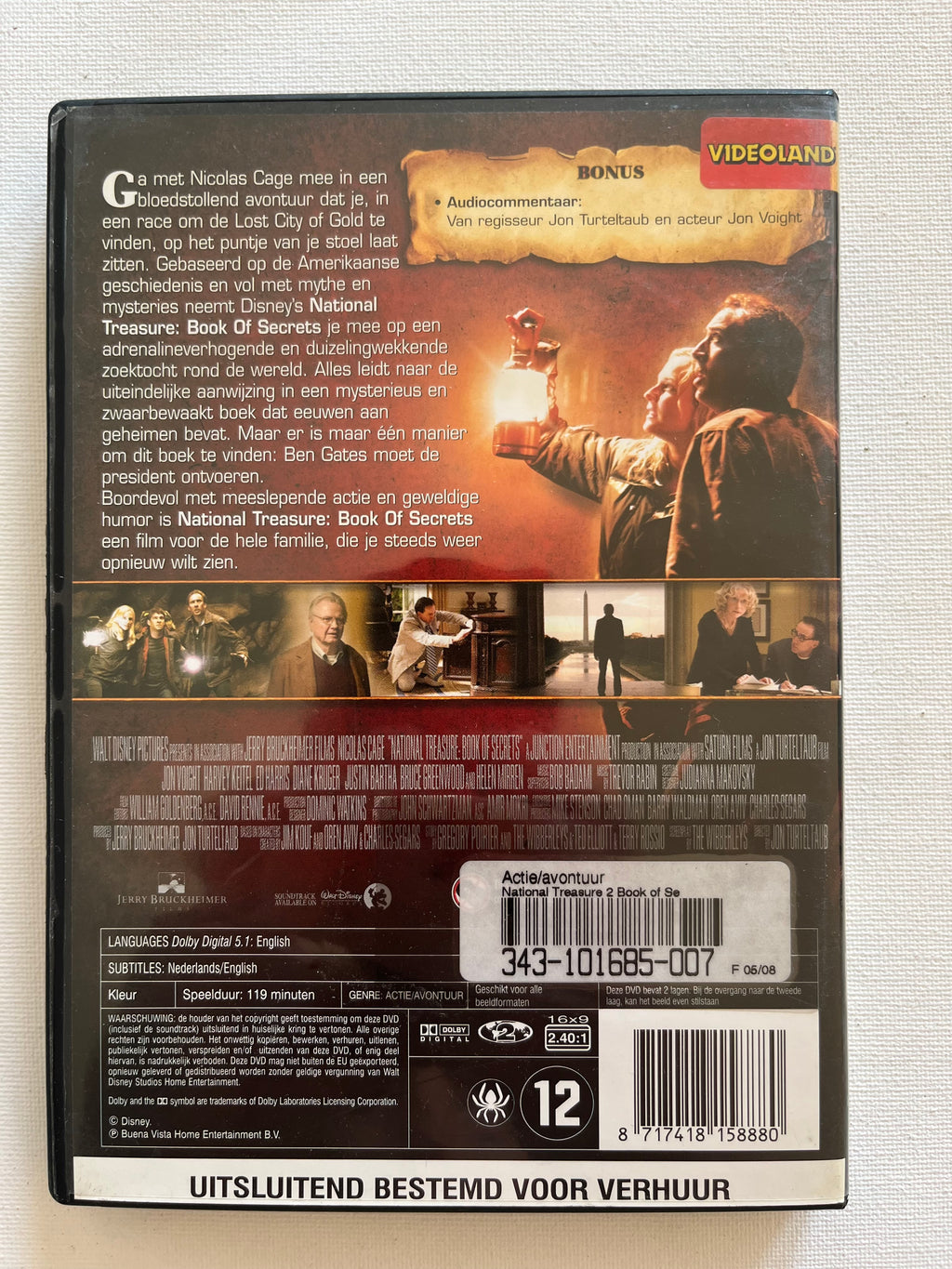 Disney National Treasure 2: Book of Secrets – DVD (2007) | Nicolas Cage