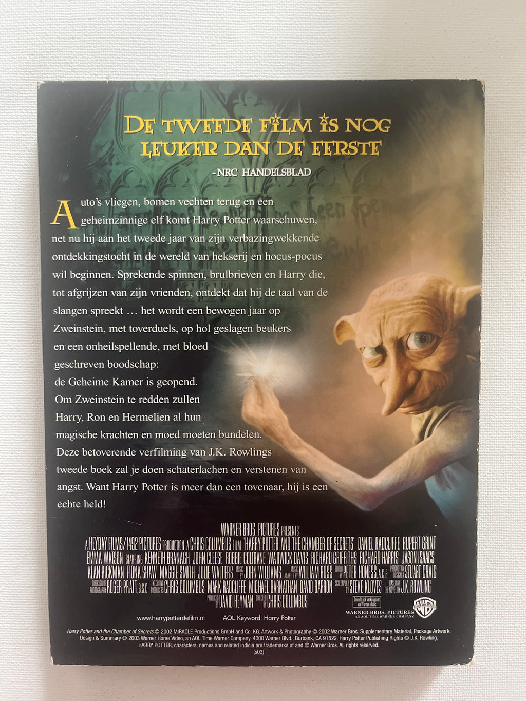 Harry Potter and the Chamber of Secrets – 2-Disc DVD (2002) | Daniel Radcliffe & Emma Watson