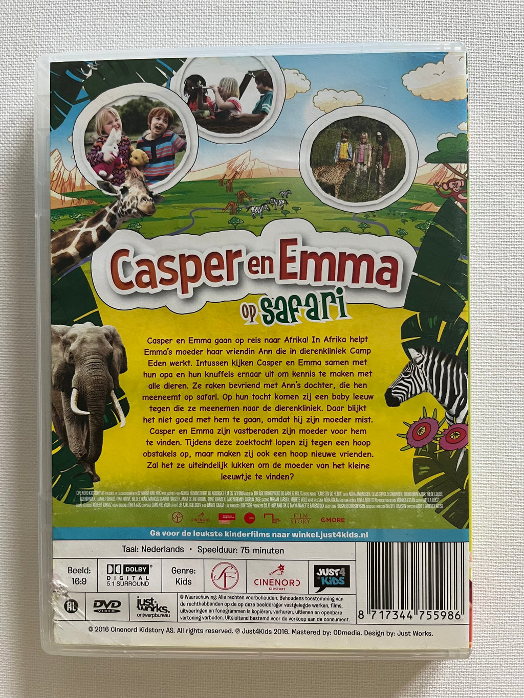 Casper and Emma Go on Safari – DVD (2015) | Nora Amundsen & Elias Søvold-Simonsen