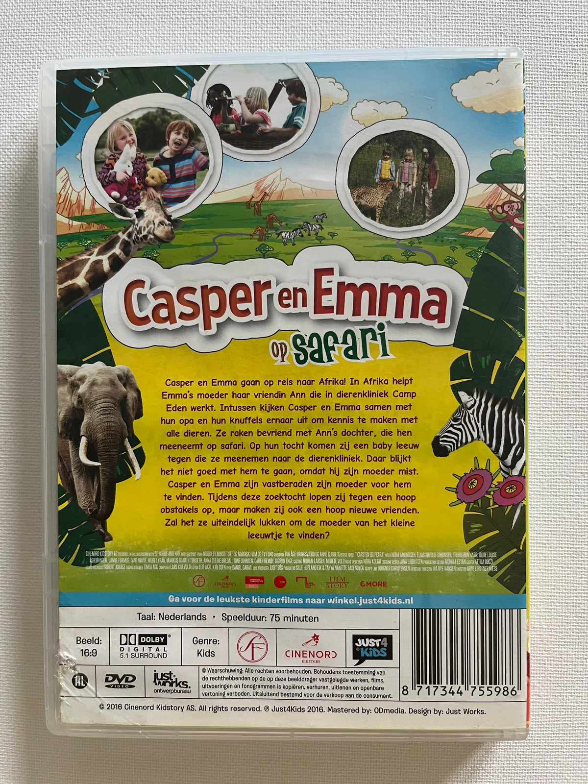 Casper and Emma Go on Safari – DVD (2015) | Nora Amundsen & Elias Søvold-Simonsen