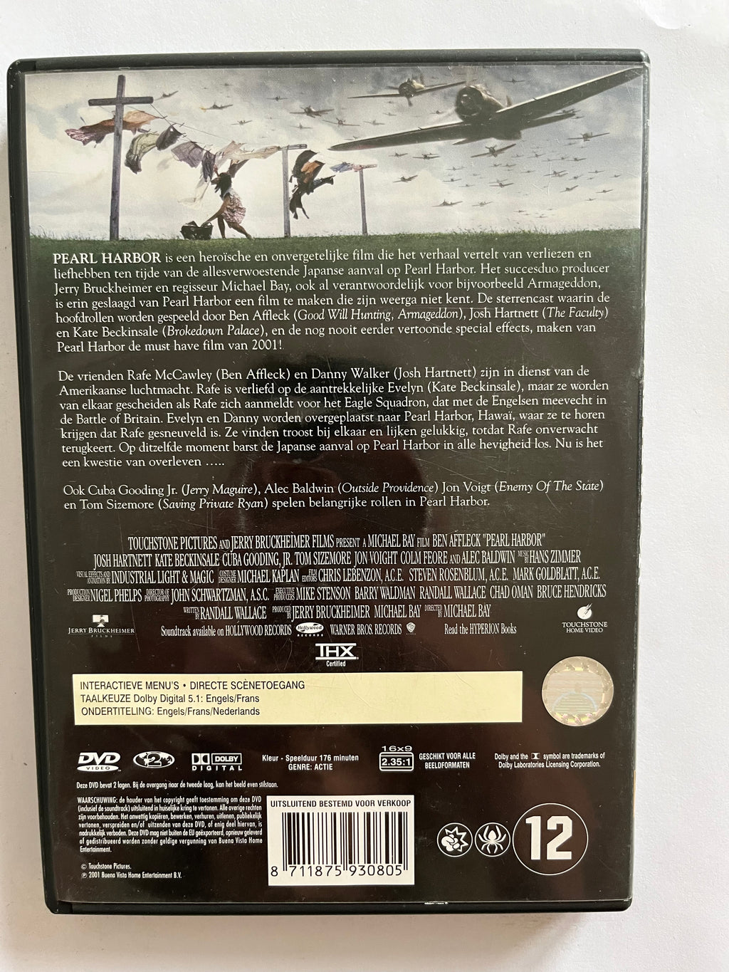 Pearl Harbor – DVD (2001) | Ben Affleck, Josh Hartnett & Kate Beckinsale