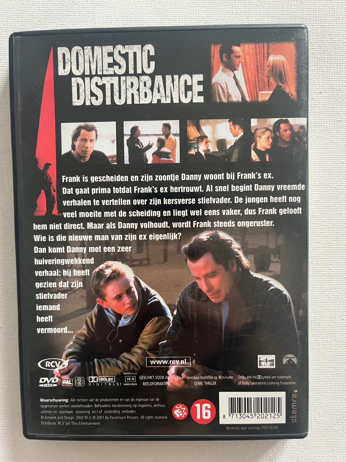 Domestic Disturbance – DVD (2001) | John Travolta & Vince Vaughn