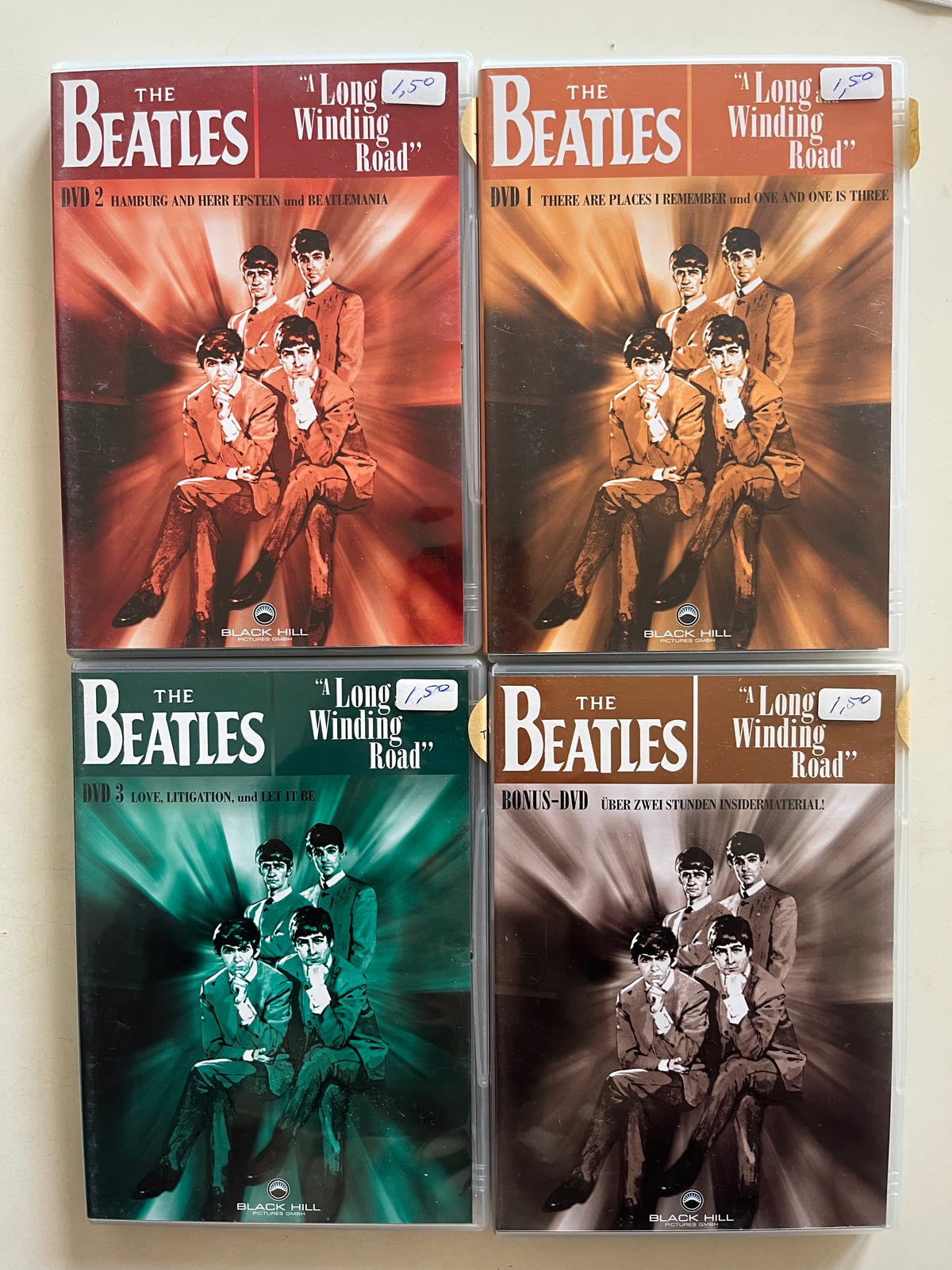The Beatles: A Long and Winding Road – 4-Disc DVD Box Set | The Complete Story