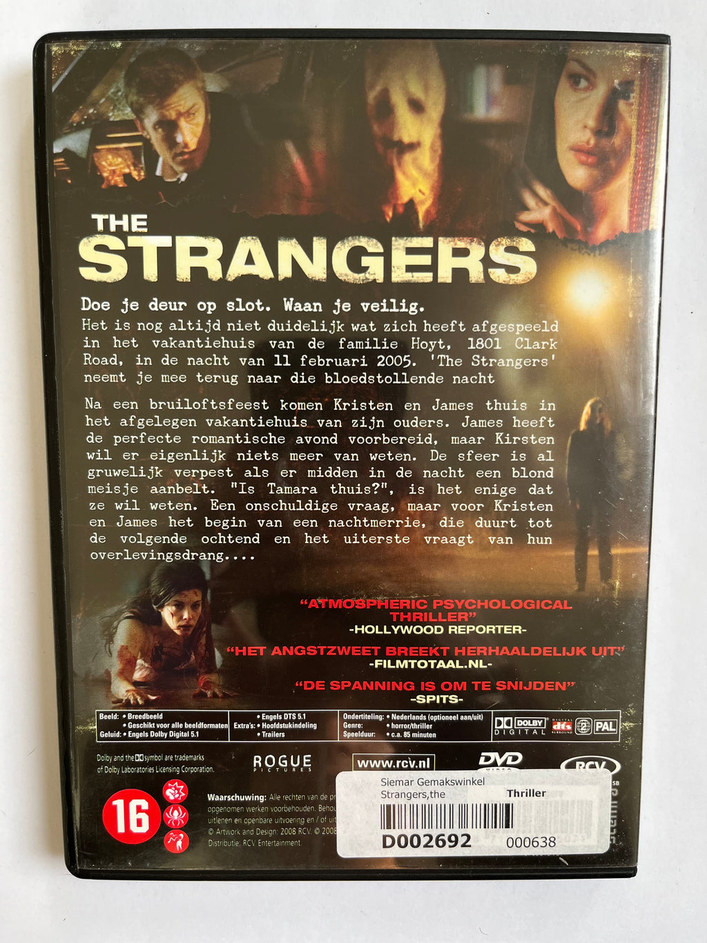 The Strangers – DVD (2008) | Liv Tyler & Scott Speedman