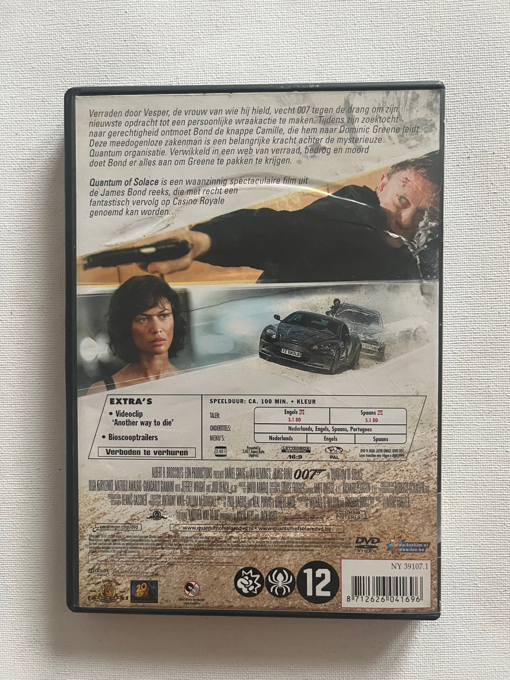 007 Quantum of Solace – DVD (2008) | Daniel Craig & Olga Kurylenko