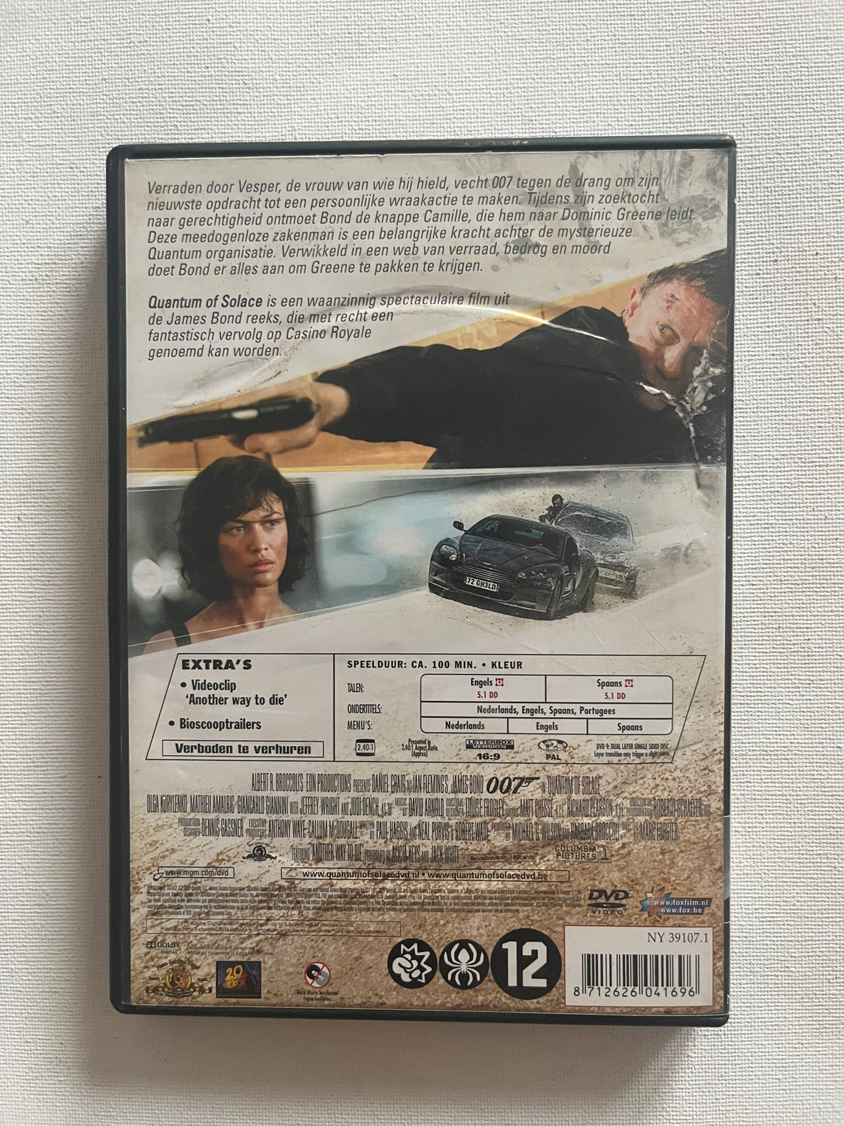 007 Quantum of Solace – DVD (2008) | Daniel Craig & Olga Kurylenko