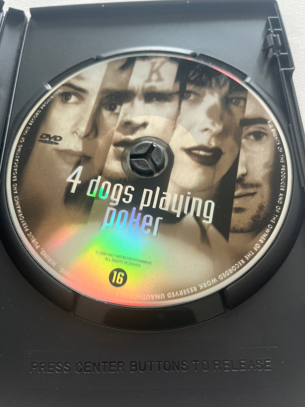 Four Dogs Playing Poker – DVD (2000) | Tim Curry & Balthazar Getty