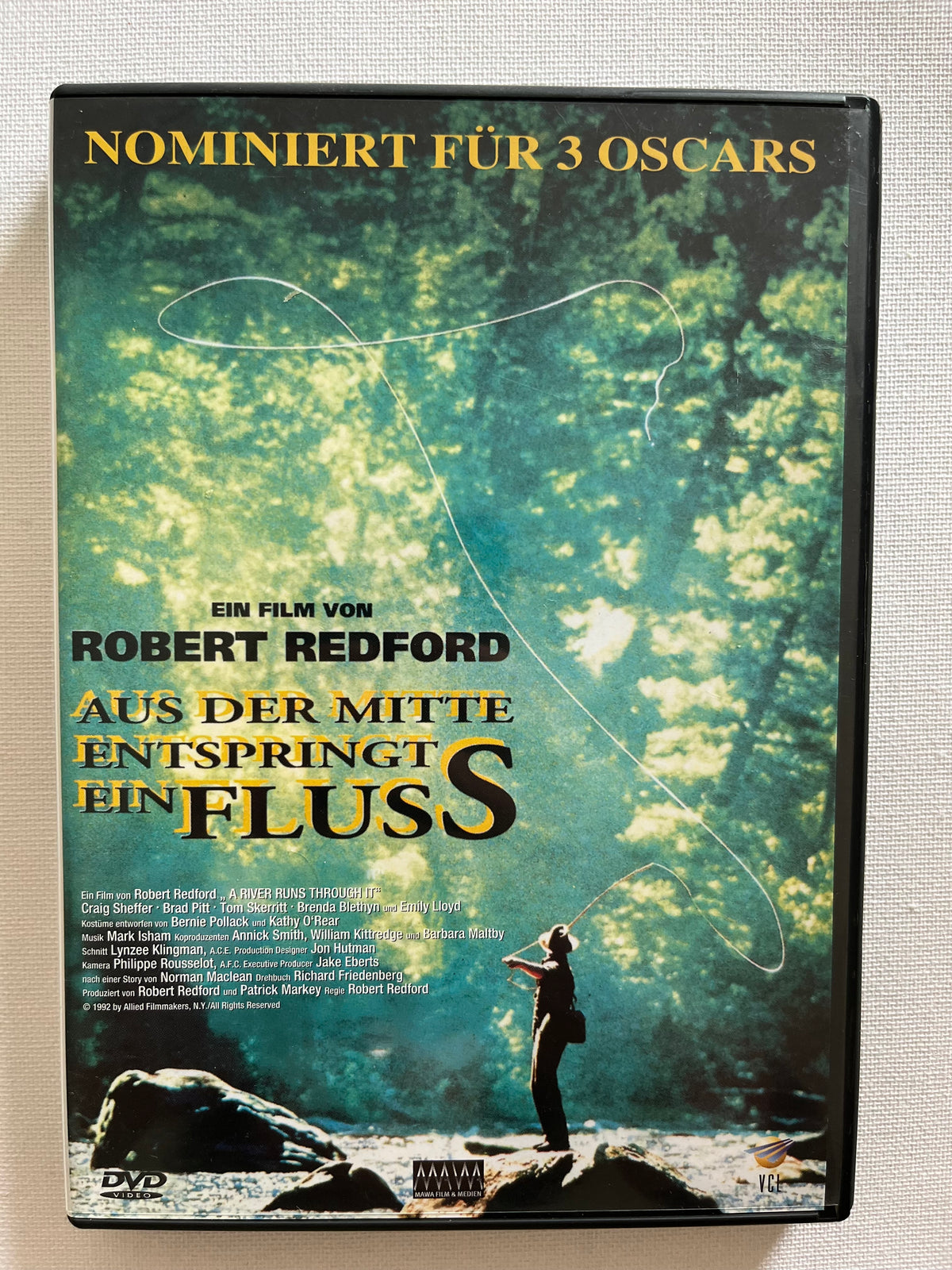 A River Runs Through It – DVD (1992) | Brad Pitt & Craig Sheffer – Drama