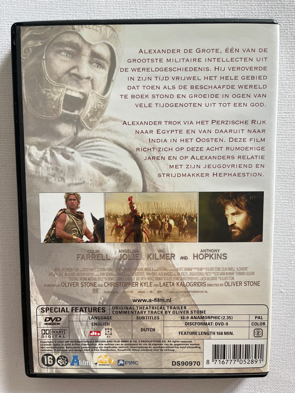 Alexander – DVD (2004) | Colin Farrell, Angelina Jolie & Anthony Hopkins