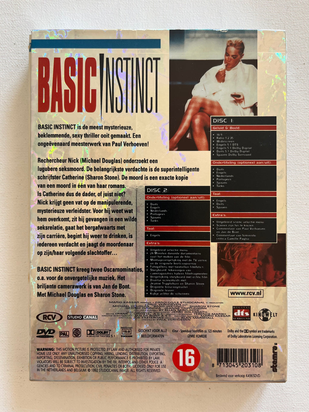 Basic Instinct – 2-Disc Special Edition DVD (1992) | Michael Douglas & Sharon Stone