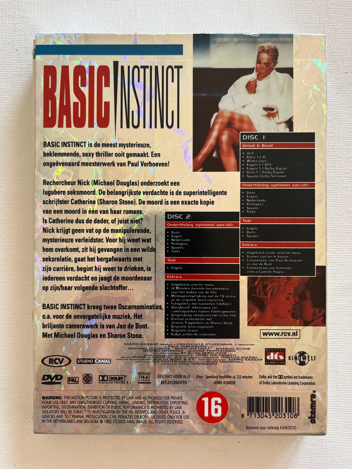 Basic Instinct – 2-Disc Special Edition DVD (1992) | Michael Douglas & Sharon Stone