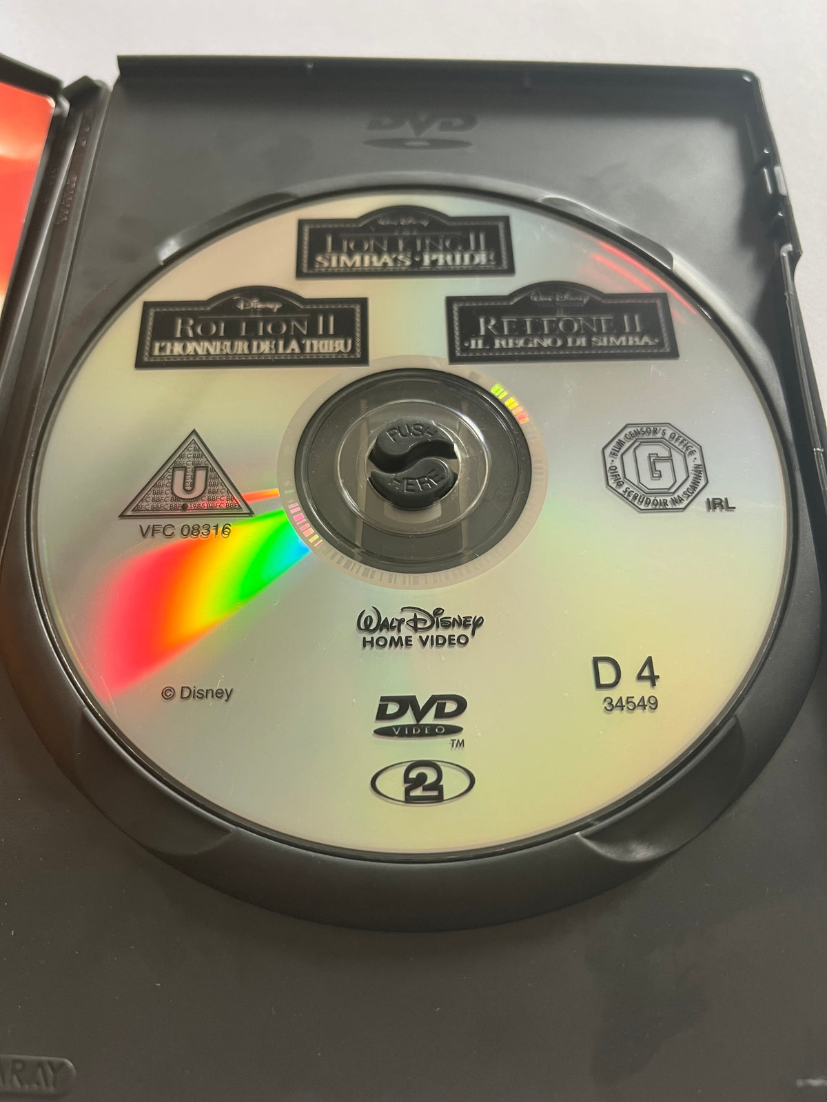 The Lion King II: Simba’s Pride – DVD (1998) | Disney Animated Classic
