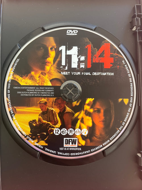 11:14 – DVD (2003) | Hilary Swank, Patrick Swayze & Rachael Leigh Cook