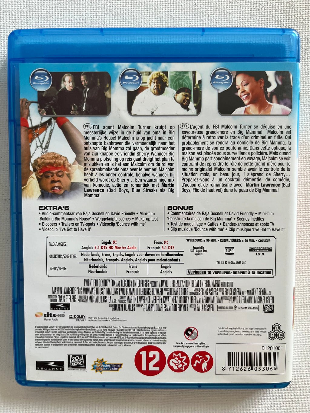 Big Momma’s House – Blu-ray (2000) | Martin Lawrence & Nia Long