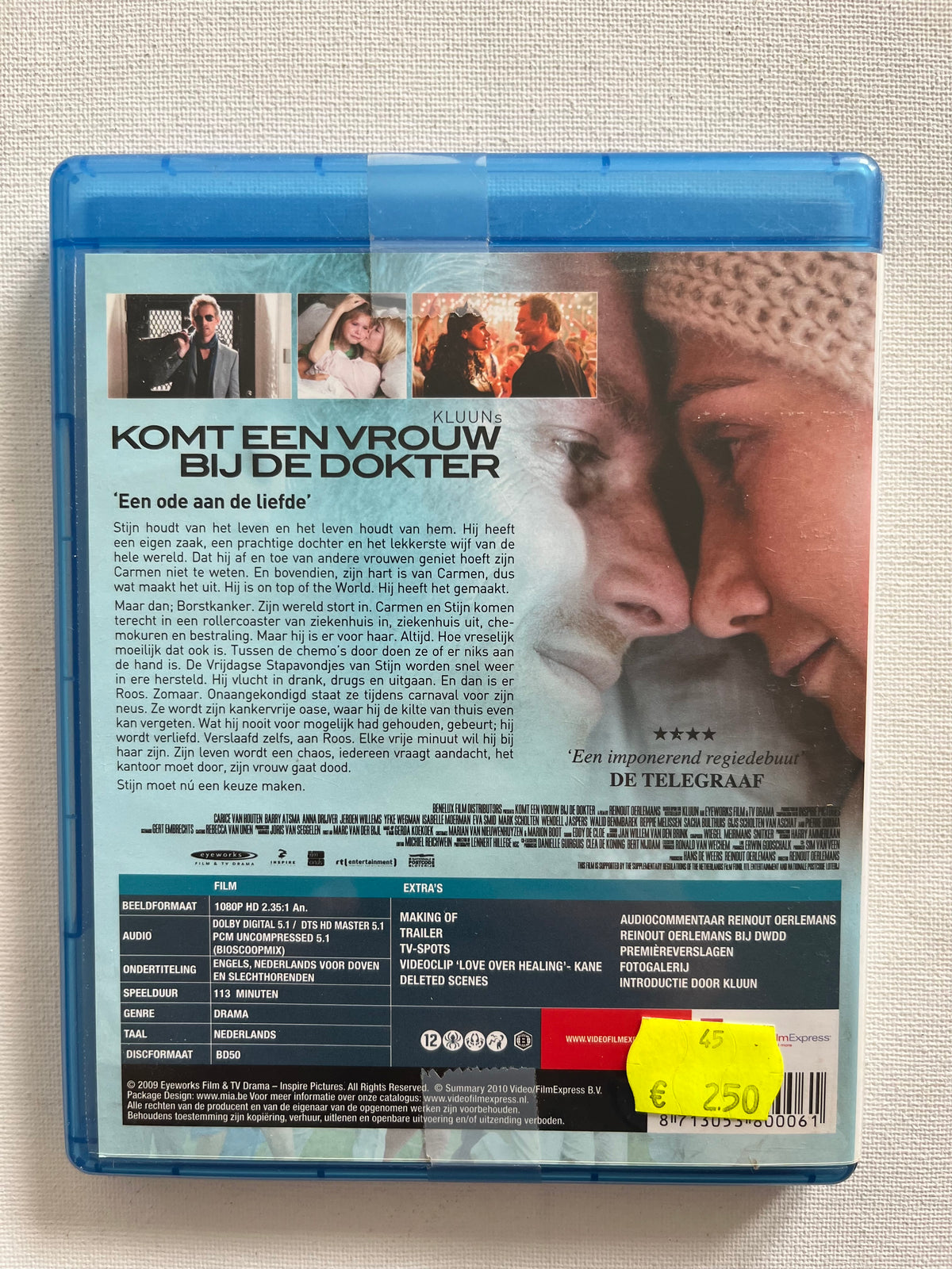Komt een Vrouw bij de Dokter – Blu-ray (2009) | Carice van Houten & Barry Atsma
