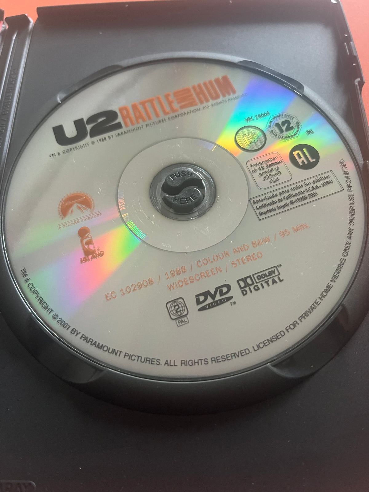U2: Rattle and Hum – DVD (1988) | Bono & The Edge