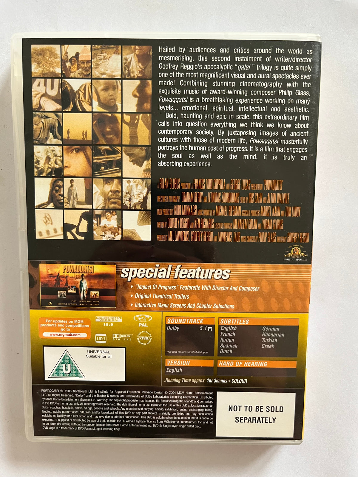 Powaqqatsi – DVD (1988) | Godfrey Reggio & Philip Glass