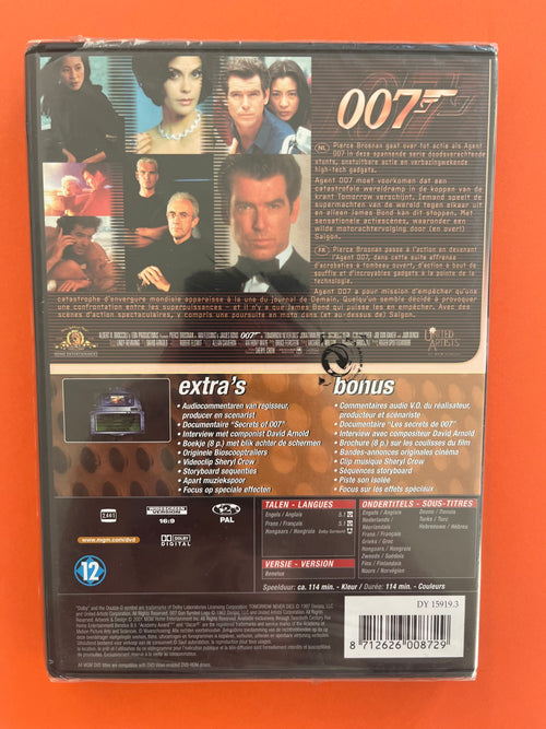 007 Tomorrow Never Dies – Special Edition DVD (1997) | Pierce Brosnan – New & Sealed
