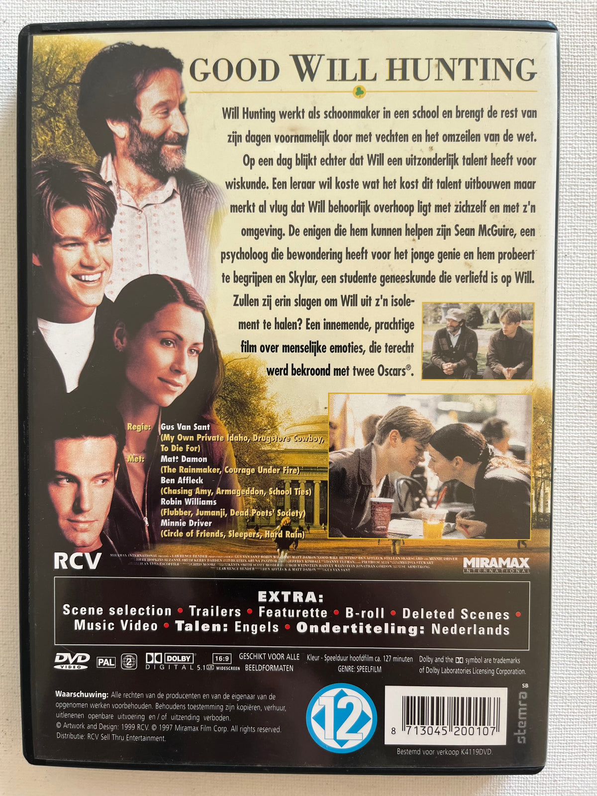Good Will Hunting – DVD (1997) | Matt Damon & Robin Williams