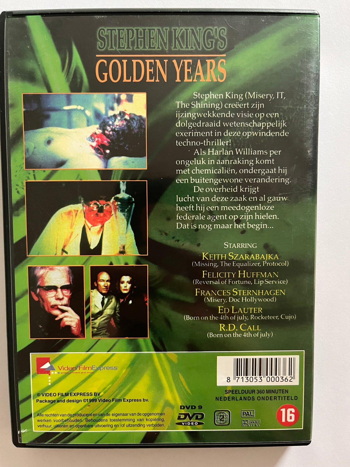 Stephen King’s Golden Years – 2-Disc DVD Edition (1991) | Keith Szarabajka