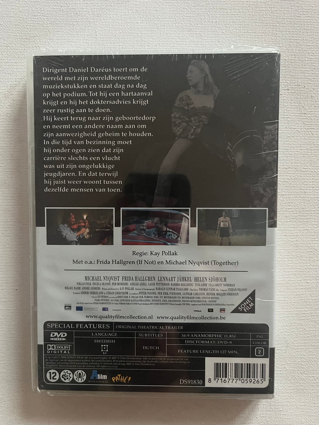 As It Is in Heaven – DVD (2004) | Michael Nyqvist – New & Sealed