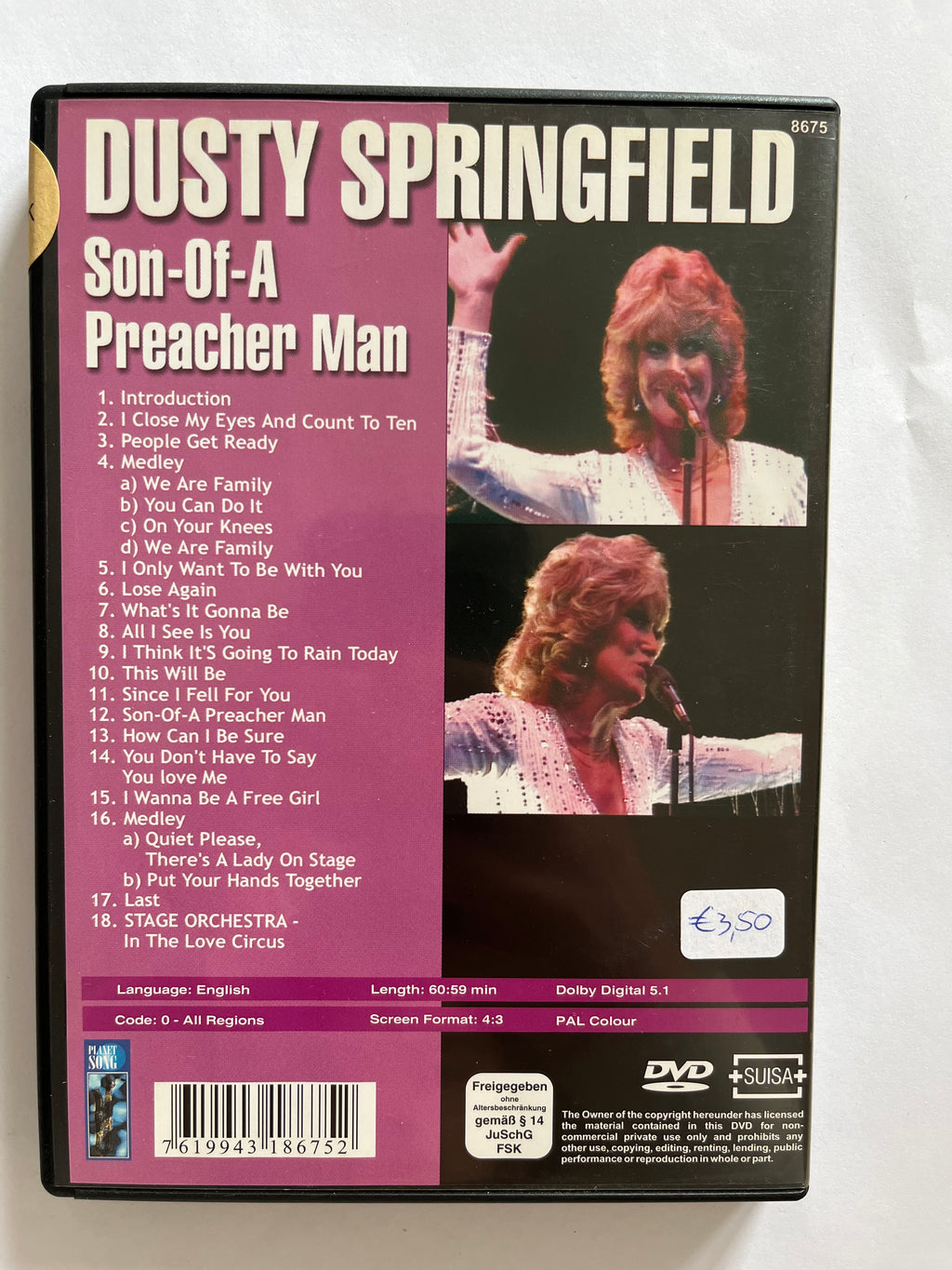 Dusty Springfield: Son of a Preacher Man – DVD | Music & Biography