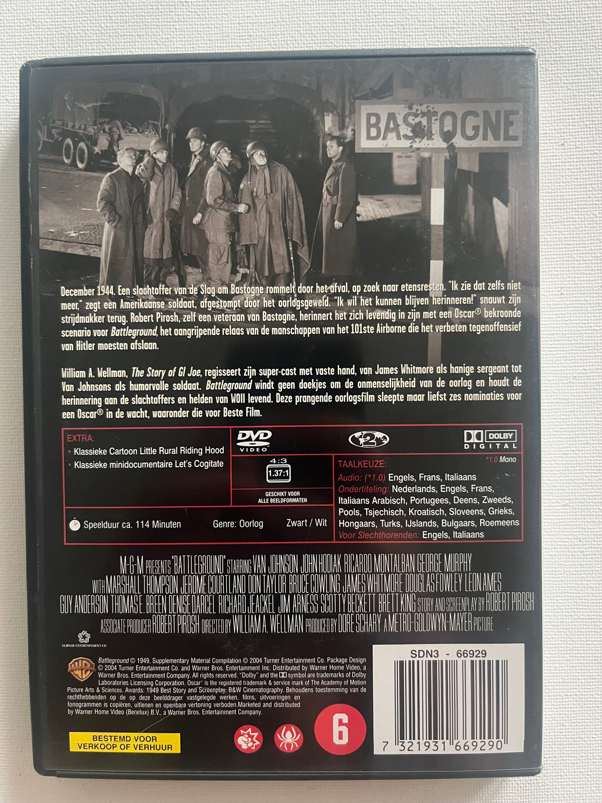 Battleground – DVD (1949) | Van Johnson & John Hodiak