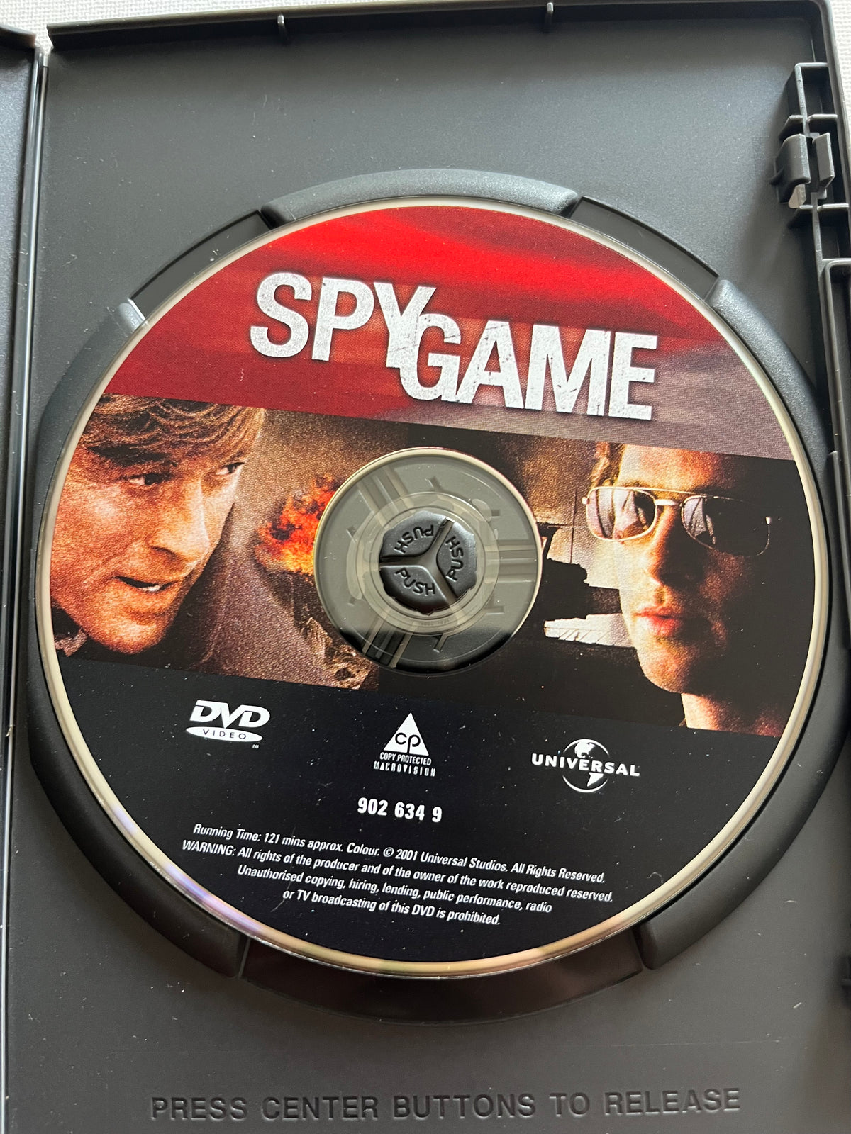 Spy Game – DVD (2001) | Robert Redford & Brad Pitt