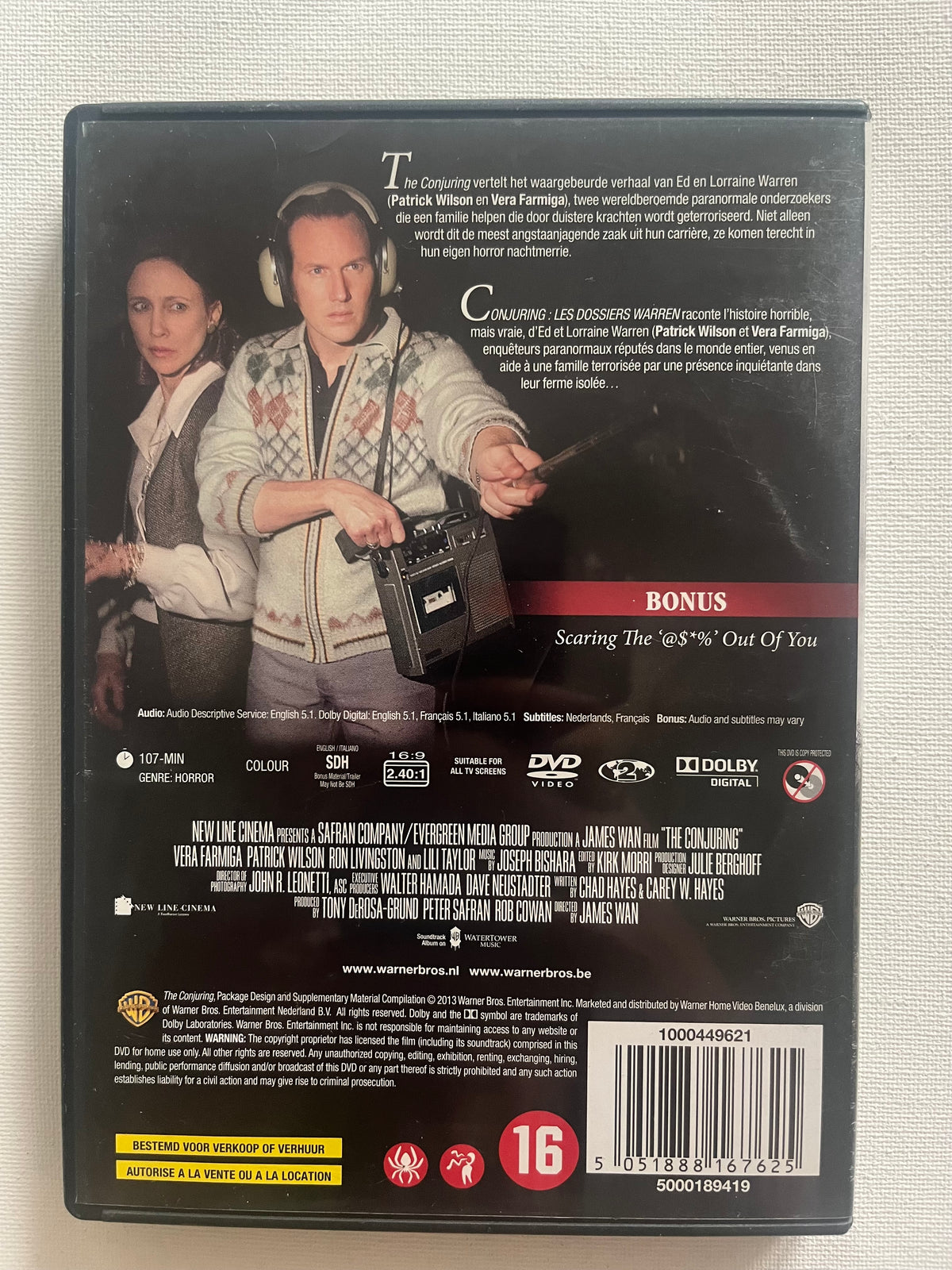 The Conjuring – DVD (2013) | Vera Farmiga & Patrick Wilson
