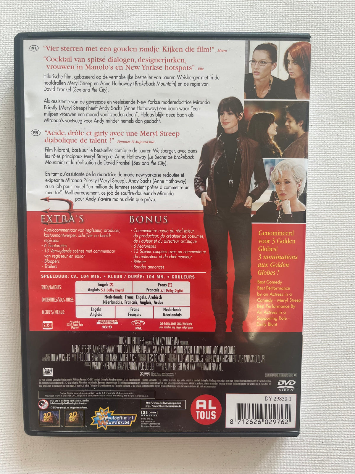 The Devil Wears Prada – DVD (2006) | Meryl Streep & Anne Hathaway